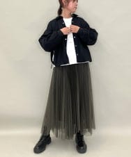 ZMKAE42098 al'aise modulation(アレーズモジュレーション) フロントモチーフロングスリーブTシャツ ホワイト