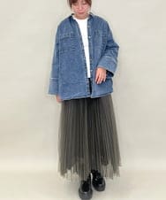 ZMKAE42098 al'aise modulation(アレーズモジュレーション) フロントモチーフロングスリーブTシャツ ホワイト