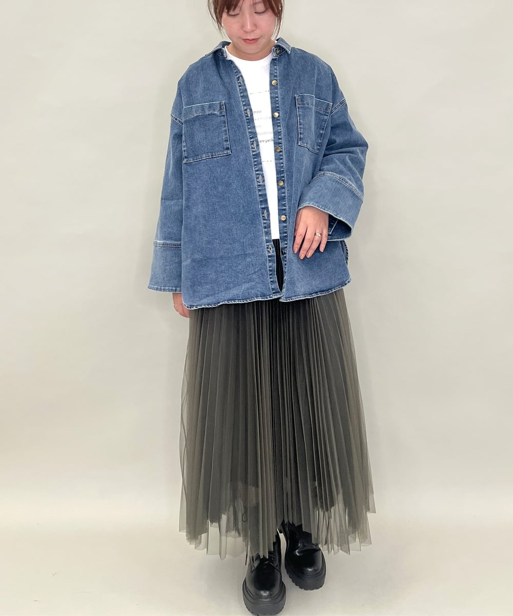 ZMKAE42098 al'aise modulation(アレーズモジュレーション) フロントモチーフロングスリーブTシャツ ホワイト