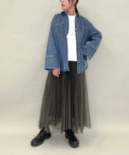 ZMKAE42098 al'aise modulation(アレーズモジュレーション) フロントモチーフロングスリーブTシャツ ホワイト