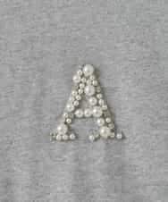 ZMKAH12089 al'aise modulation(アレーズモジュレーション) パールロゴ異素材カットソー グレー