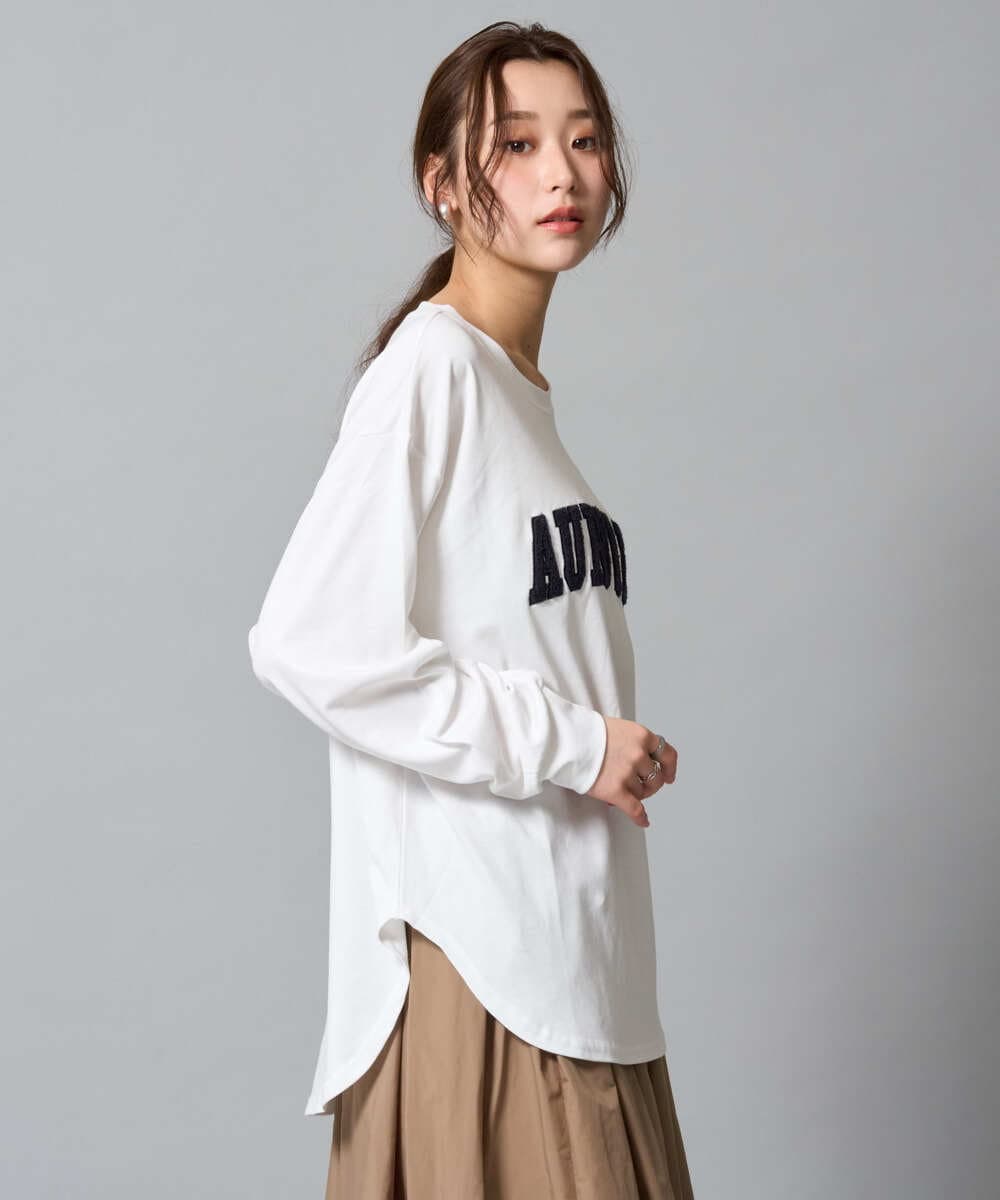フロントロゴデザインロンT(カットソー・Tシャツ) | al'aise