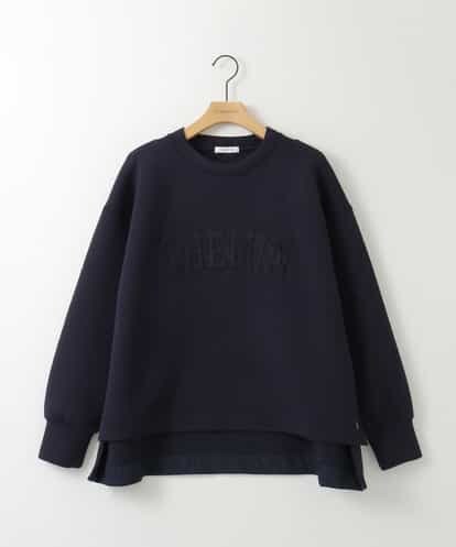 ZMKAH25098 al'aise modulation ループパイル刺繍ロゴプルオーバー