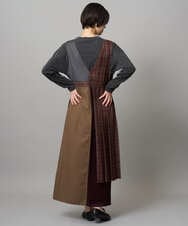 ZMKAH41080 al'aise modulation(アレーズモジュレーション) ロゴプリントロングTシャツ グレー