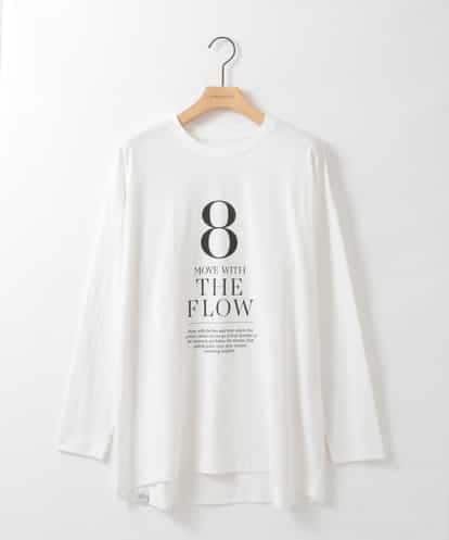 ZMKAH41080 al'aise modulation ロゴプリントロングTシャツ