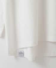 ZMKAH41080 al'aise modulation(アレーズモジュレーション) ロゴプリントロングTシャツ ホワイト