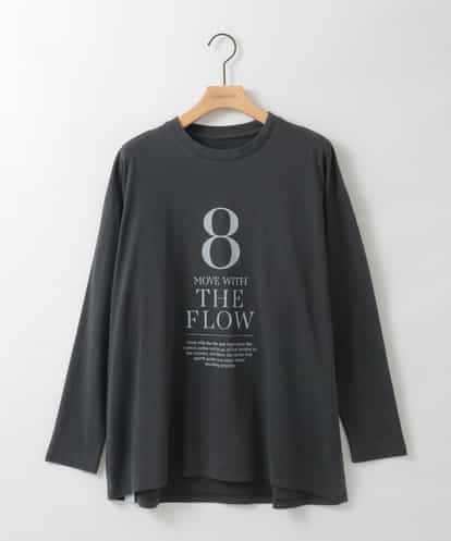 ZMKAH41080 al'aise modulation ロゴプリントロングTシャツ