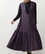 ZMKAT04079 al'aise modulation(アレーズモジュレーション) シャーリングハイネックトップス ブラック