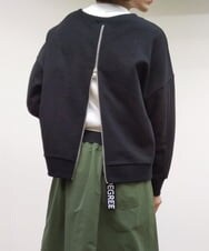 ZMKAT31090 al'aise modulation(アレーズモジュレーション) バックファスナープルオーバー ブラック