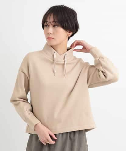 ZMKCB20120 al'aise modulation 【洗える/日本製】ウォームハイネックカットソー