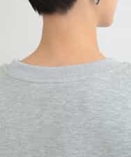 ZMKCB27108 al'aise modulation(アレーズモジュレーション) パールスキャッタースウェットプルオーバー グレー