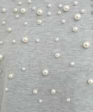 ZMKCB27108 al'aise modulation(アレーズモジュレーション) パールスキャッタースウェットプルオーバー グレー