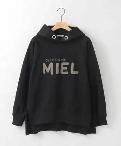 ZMKCE01089 al'aise modulation 裏起毛ロゴデザインパーカー