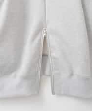 ZMKCE02110 al'aise modulation(アレーズモジュレーション) フォトプリント裏毛スウェット ライトグレー