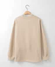 ZMKCE03098 al'aise modulation(アレーズモジュレーション) ドロストヘムレイヤードデザインプルオーバー ベージュ
