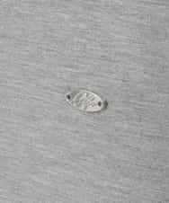 ZMKCE39118 al'aise modulation(アレーズモジュレーション) ベロアMIXデザインフーディー グレー