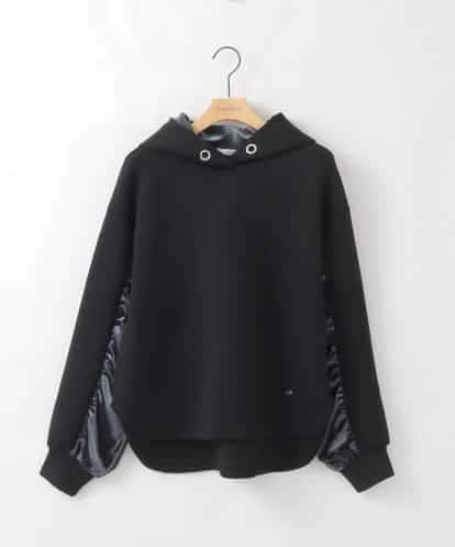 ZMKCE39118 al'aise modulation ベロアMIXデザインフーディー