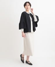 ZMKEB07148 al'aise modulation(アレーズモジュレーション) 【セットアップ対応】ジャージーニットコクーンプルオーバー アイボリー