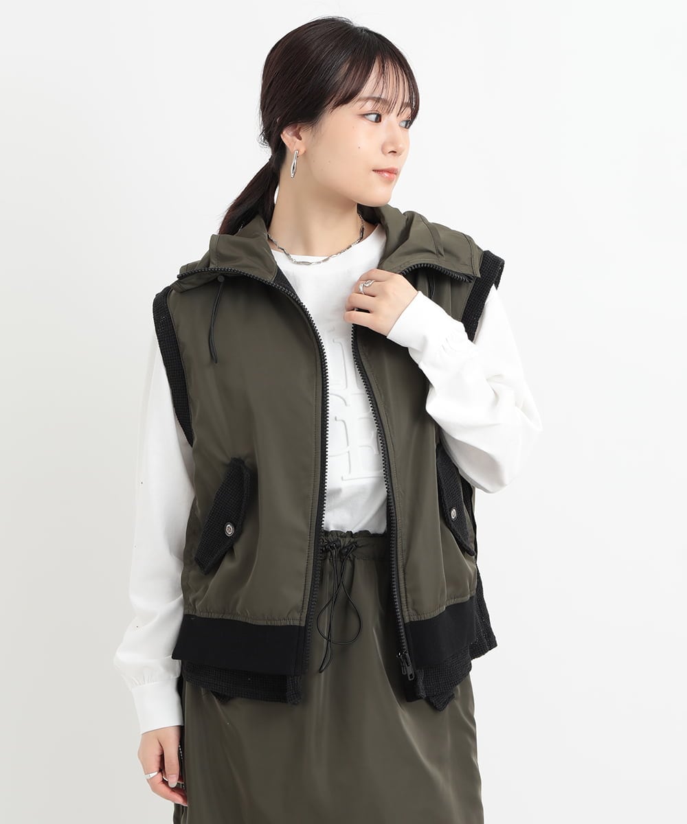 【50％OFF★さらに5点で70％OFFクーポン対象商品】カットソー レディース / トップス 長袖カットソー 長袖 丸首 クルーネック ゆったり  【メール便可22】◆ダンボールカットソー スリットプルオーバー | イーザッカマニアストアーズ