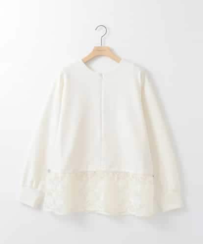 ZMKEE01108 al'aise modulation 【2WAY】フラワーチュールドロストプルオーバー