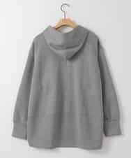 ZMKEE03079 al'aise modulation(アレーズモジュレーション) サイドファスナーフーディー グレー
