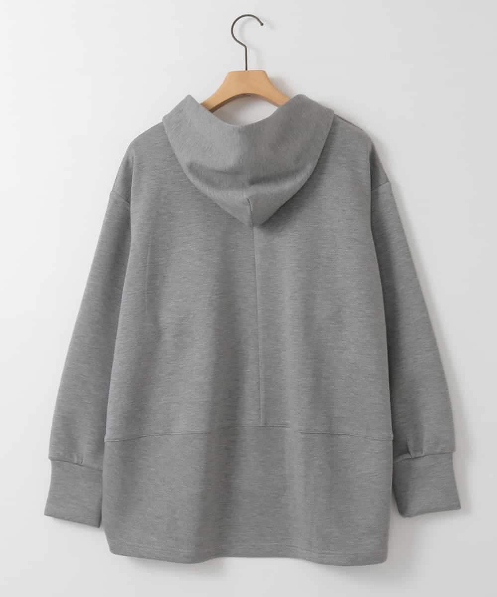 ZMKEE03079 al'aise modulation(アレーズモジュレーション) サイドファスナーフーディー グレー
