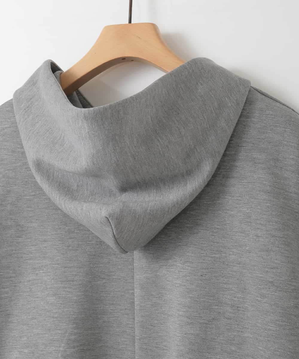 ZMKEE03079 al'aise modulation(アレーズモジュレーション) サイドファスナーフーディー グレー