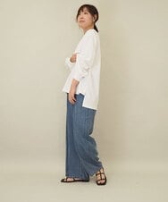 ZMKEE04110 al'aise modulation(アレーズモジュレーション) エンボスロゴスクエアヘムプルオーバー ホワイト