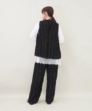 ZMKEE05110 al'aise modulation(アレーズモジュレーション) 裾レースカットソー ホワイト