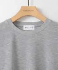 ZMKEE05110 al'aise modulation(アレーズモジュレーション) 裾レースカットソー ライトグレー