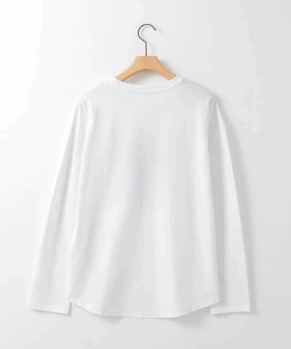 ZMKEE06100 al'aise modulation(アレーズモジュレーション) モノクロフォトカットソー ホワイト