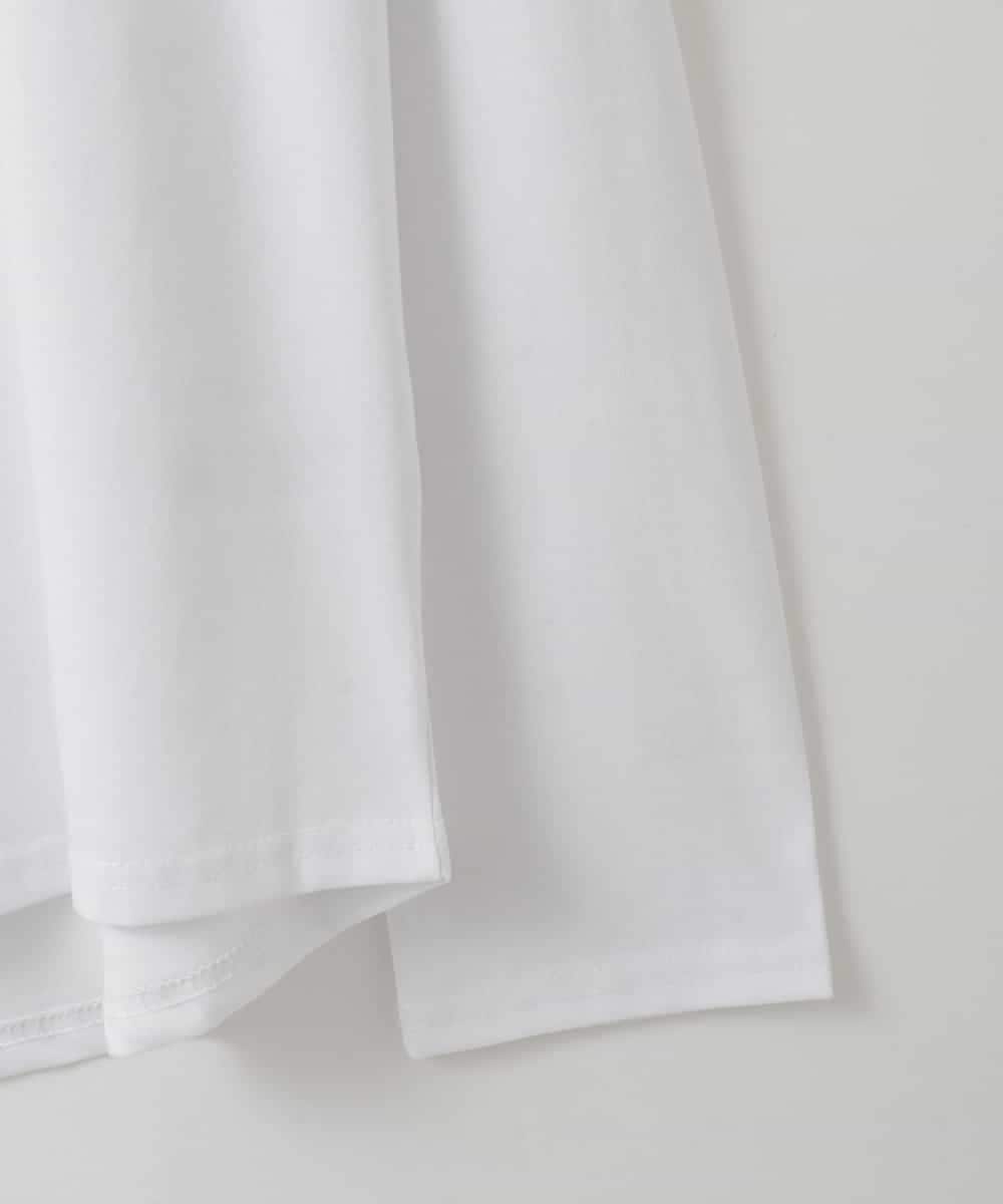 ZMKEE06100 al'aise modulation(アレーズモジュレーション) モノクロフォトカットソー ホワイト