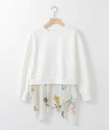 ZMKEE08118 al'aise modulation 異素材ドッキングプルオーバー