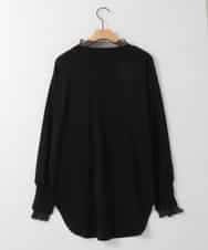 ZMKEE09079 al'aise modulation(アレーズモジュレーション) フロッキーレイヤードロンT ブラック