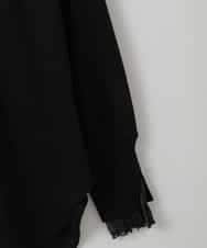 ZMKEE09079 al'aise modulation(アレーズモジュレーション) フロッキーレイヤードロンT ブラック