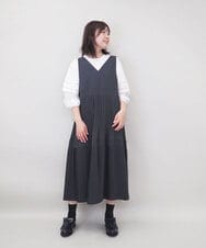 ZMKEE10098 al'aise modulation(アレーズモジュレーション) 異素材切り替えスリーブカットソー ホワイト