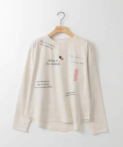 ZMKEE13100 al'aise modulation レタリングロゴプリントロンT