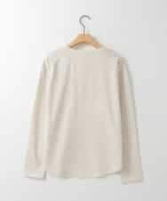 ZMKEE13100 al'aise modulation(アレーズモジュレーション) レタリングロゴプリントロンT ライトグレー