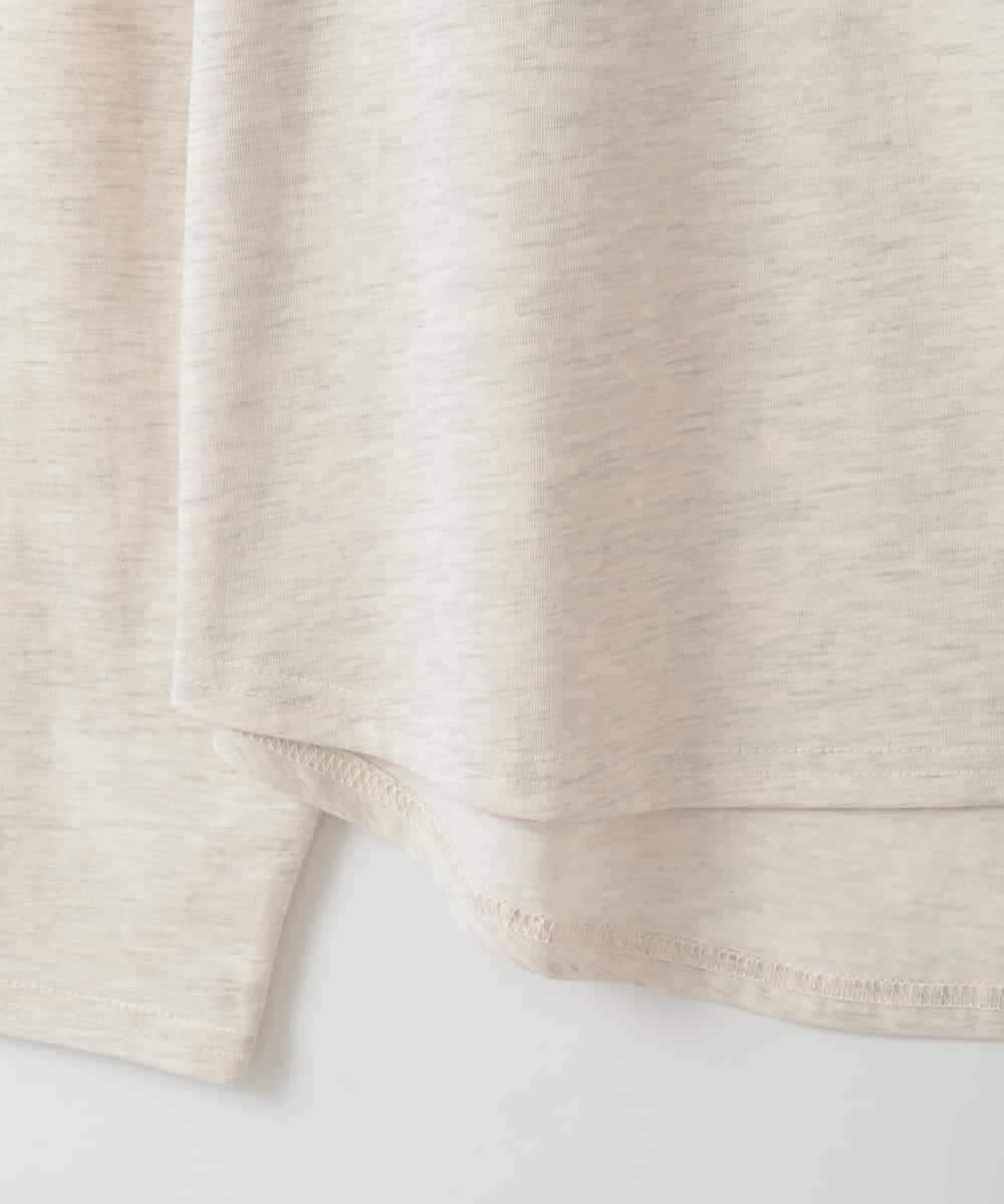 ZMKEE13100 al'aise modulation(アレーズモジュレーション) レタリングロゴプリントロンT ライトグレー