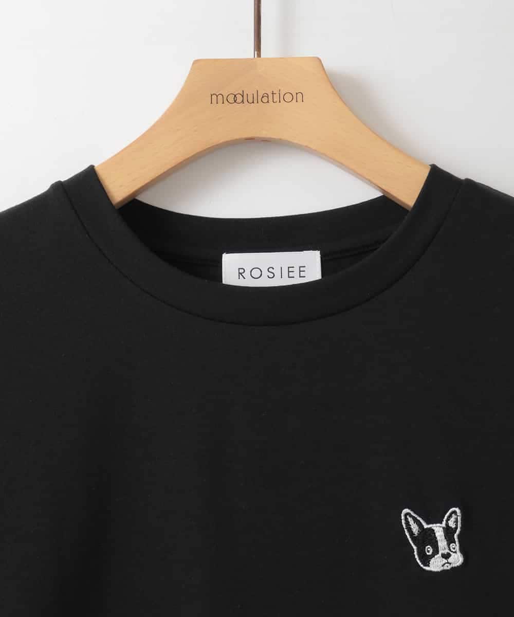 ZMKEE15090 al'aise modulation(アレーズモジュレーション) フレンチブルドッグロンT ブラック