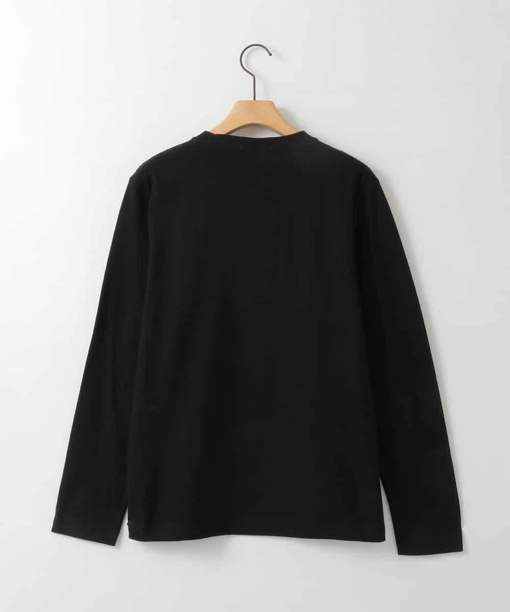 ZMKEE16090 al'aise modulation(アレーズモジュレーション) ガールプリントロングTシャツ ブラック