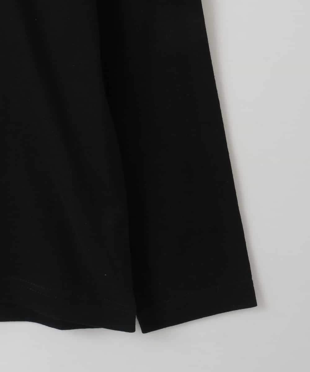 ZMKEE16090 al'aise modulation(アレーズモジュレーション) ガールプリントロングTシャツ ブラック