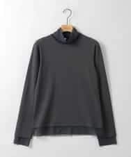 ZMKEE17069 al'aise modulation(アレーズモジュレーション) チュールジョイントインナーカットソー ダークグレー