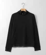 ZMKEE17069 al'aise modulation(アレーズモジュレーション) チュールジョイントインナーカットソー ブラック