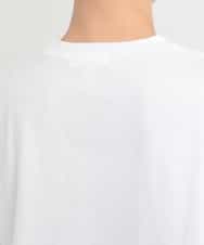 ZMKGB20080 al'aise modulation(アレーズモジュレーション) ロゴプリントロングTシャツ ホワイト