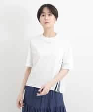 ZMKGB26119 al'aise modulation(アレーズモジュレーション) 【洗える】配色リブジップデザインTシャツ ホワイト