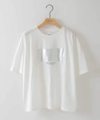 ZMKGB32054  【洗える/接触冷感】メタリックプリントTシャツ