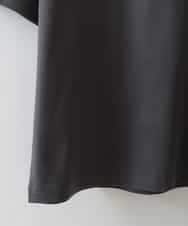 ZMKGB32054 al'aise modulation(アレーズモジュレーション) 【洗える/接触冷感】メタリックプリントTシャツ ダークグレー