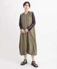 ZMKGB36059 al'aise modulation(アレーズモジュレーション) ロゴ刺繍アクセントシアーカットソー ブラック