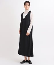 ZMKGB48080 al'aise modulation(アレーズモジュレーション) レース刺繍ハイネックプルオーバー ホワイト